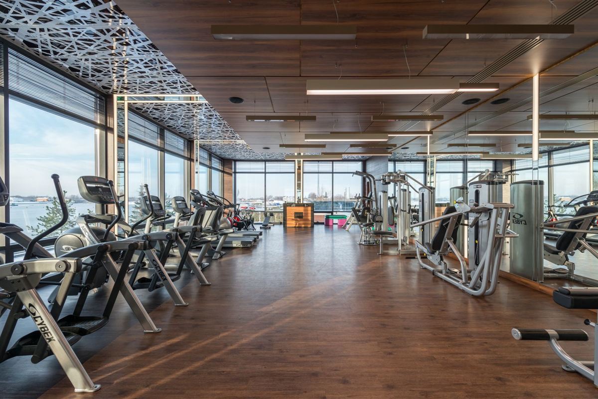 Fitness center interior ready for members